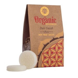 Product detail of Organický tající vosk v mincích Flower of Life, Desi Gulab - Rose