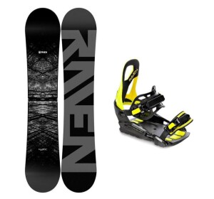 Product detail of Raven Mystic snowboard + Raven S230 lime vázání