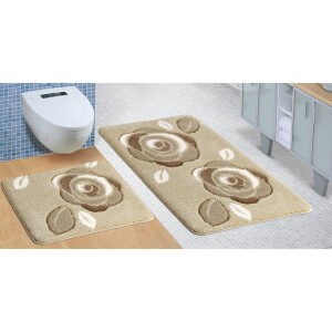 Product detail of Bellatex Koupelnová sada - ULTRA Hnědé růže, 60 x 100 cm, 60 x 50 cm