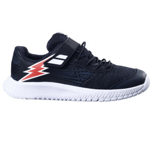 Product detail of Dětská tenisová obuv Babolat Pulsion All Court Kid Black/Fiesta Red  EUR 30