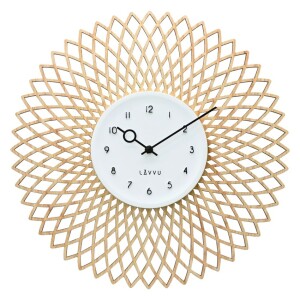 Product detail of LAVVU Dřevěné designové hodiny s plynulým chodem CHIC, pr. 38 cm