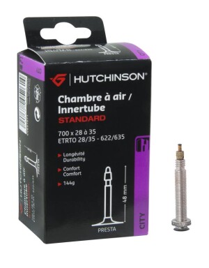 Product detail of HUTCHINSON Duše 700x28/ 35 FV 48 mm, krabička
