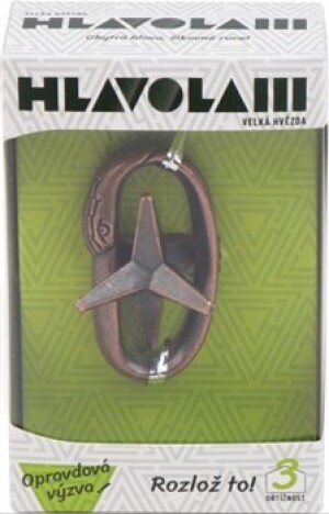 Product detail of Kovový hlavolam Velká hvězda