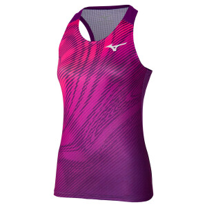 Product detail of Dámské tílko Mizuno  Charge Printed Tank Purple Magic  XS