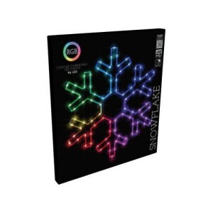 Product detail of RGB Vánoční LED dekorace Colouring snowflake 90 LED, 50 x 43 cm