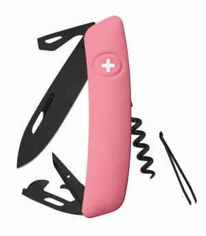 Product detail of Swiza kapesní nůž D03 Allblack Standard pink