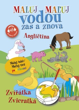 Product detail of Maluj vodou zas a znova Angličtina Zvířátka / Zvukový záznam