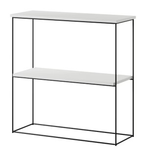 Product detail of ArtAdrk Příruční stolek TONI | černé nohy Barva: Bílá