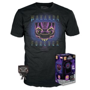 Product detail of Funko pocket POP &amp; Tee: Marvel - Black Panter (velikost XL)