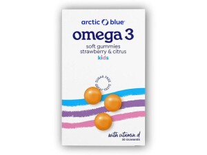 Product detail of Arctic blue Kids Omega 3 30 gummies (250mg DHA, 70mg EPA Vitamin D 200IU)