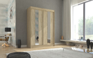Product detail of ArtAdrk Šatní skříň BALTON | 150 cm Barva: dub sonoma