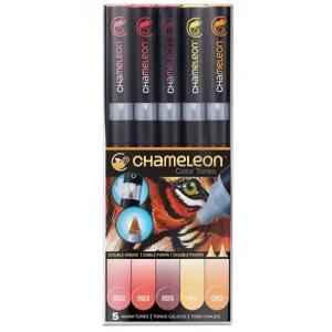 Product detail of Set Chameleon tónovací fixy, 5ks - teplé tóny