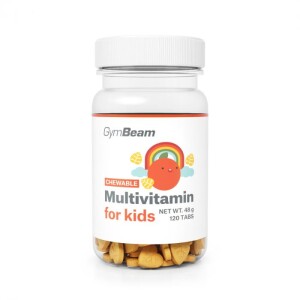 Product detail of GymBeam Multivitamín, tablety na cucání pro děti 120 tab.