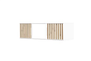 Product detail of ArtStol Nástavec ke skříni BALI LUX D3 | bílá/dub wotan