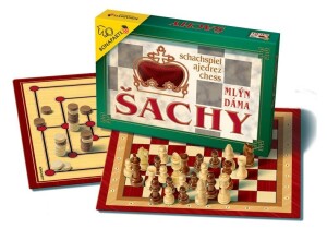 Product detail of Šachy, dáma, mlýn - společenská hra v krabici - Spin Master