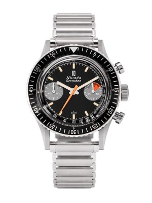 Product detail of Nivada Grenchen Chronomaster Orange Boy SL Inter. Bezel - Manual - Forstner Bonklip