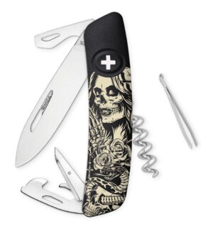 Product detail of Swiza kapesní nůž D03 Dia de Muertos black