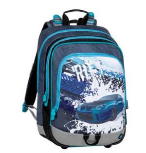 Product detail of Bagmaster Batoh pro prvňáčky ALFA 20 D BLUE/GREY/BLACK