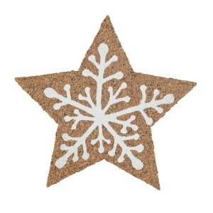 Product detail of Altom Korková podložka pod hrnek Winter star10 x 10 x 0,3 cm, sada 6 ks