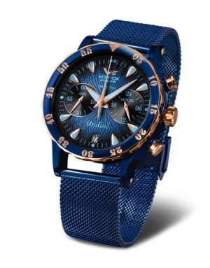 Product detail of Vostok Europe Undine VK64-515E628B - Ocelový řemínek s modrou PVD úpravou