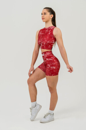 Product detail of Dámské šortky Nebbia Barbell Therapy Hammies Red L
