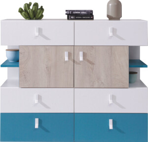 Product detail of Meblar Komoda PLANET PL8 Barva: Bílá