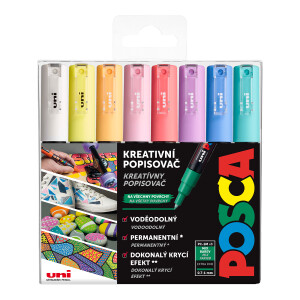 Product detail of Posca sada popisovačů PC-1M, 0,7 - 1 mm, pastelové barvy (8 ks)