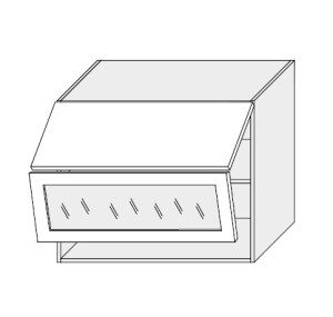 Product detail of ArtExt Vrchní kuchyňská skříňka Napoli W8BS / 90 AVENTOS WKF POVRCHOVÁ ÚPRAVA DVÍŘEK: MAT, BAREVNÉ PROVEDENÍ KORPUSU: GREY
