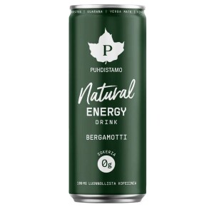 Product detail of Puhdistamo  Natural Energy Drink  330 ml rebarbora