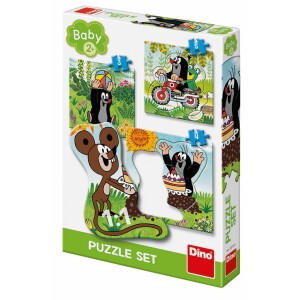 Product detail of Krtek na louce: baby puzzle set - Dino Park