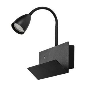 Product detail of Rabalux 71089 nástěnná lampa s odkládacím prostorem Tacito, černá