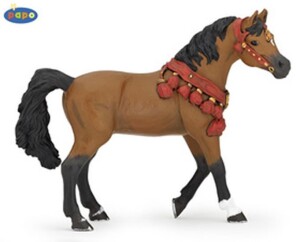 Product detail of Arabský kůň s ozdobou - Ručně malovaná figurka