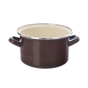 Product detail of Orion Smaltovaný hrnec s lemem Brown, 2 l, 2 l