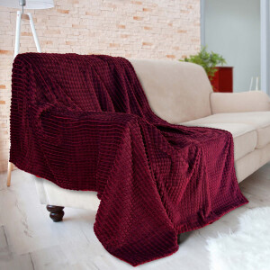 Product detail of Matex Deka Diamond vínová, 150 x 200 cm