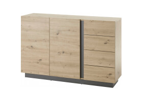 Product detail of ArtLas Komoda ARTENS 138 2D4S | dub artisan/grafit