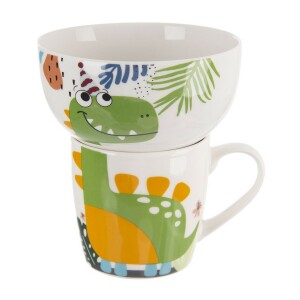 Product detail of Orion Porcelánový hrnek s miskou Dino, 0,35 l