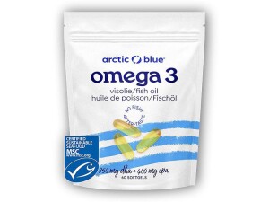 Product detail of Arctic blue Omega 3 60 kapslí (250mg DHA 400mg EPA) původ Aljaška