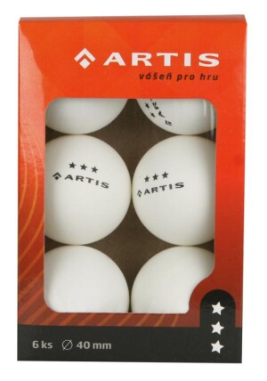 Product detail of Artis 3* - 6 Ks míčky na stolní tenis