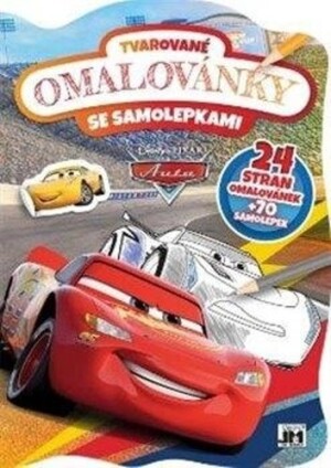 Product detail of Auta - Tvarované omalovánky se samolepkami