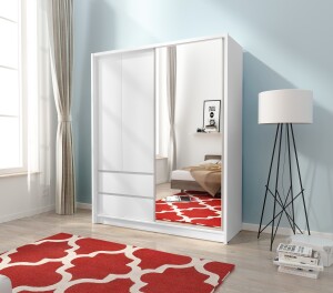 Product detail of ArtPS Šatní skříň RHEA 150 | bílá