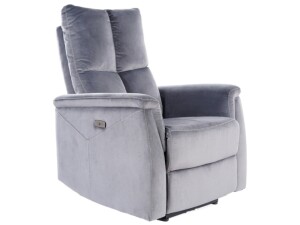 Product detail of Signal Relaxační masážní křeslo NEPTUN VELVET M | šedá
