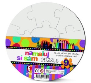Product detail of Namaluj si sám puzzle: kruh