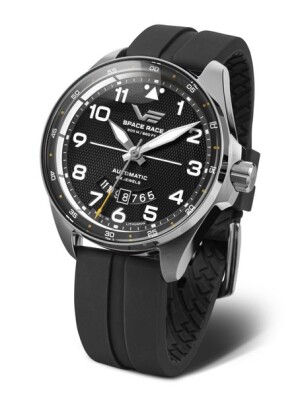 Product detail of Vostok Europe Space Race Automatic Line YN55-325A745S - Černý silikonový řemínek