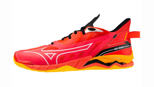 Product detail of Pánská sálová obuv Mizuno  WAVE MIRAGE 5 Radiant Red/White/Carrot Curl  EUR 48,5