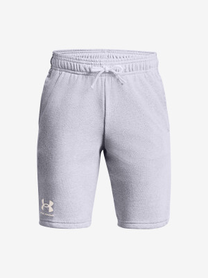 Product detail of Under Armour Boys' UA Rival Terry Shorts mod gray light heather/white