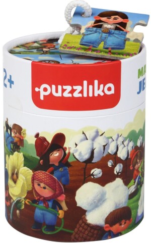 Product detail of Výroba džínů: naučné dějové puzzle 15 dílků