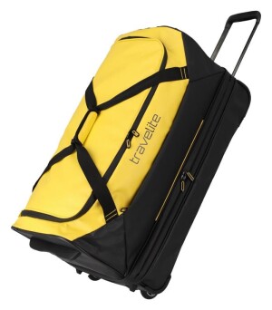 Product detail of Travelite Basics Wheeled Duffle exp. Black/yellow