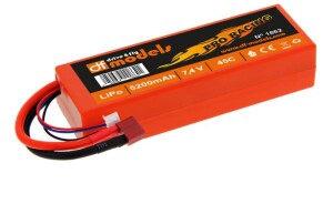 Product detail of LiPo Akku 7,4 V / 5200 / 45C Pro Racing T-dean