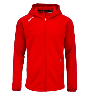 Product detail of Dětská mikina CCM  LOCKER ROOM FLEECE FULL ZIP HOODIE Red S