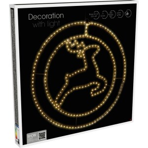Product detail of Vánoční závěsná LED dekorace Trinket Reindeer 257 LED, 52 cm